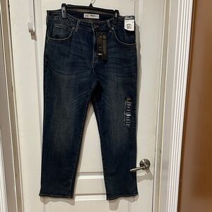 Lee Men's Deep Indigo Straight fit Jeans 38x30 nwt